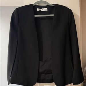 Zara Women's Elegant Black Suit Jacket